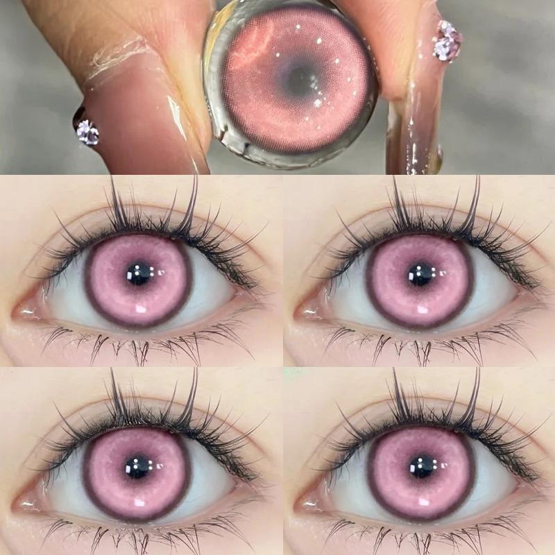 Mill Creek Cosplay Contact Lens with Grade Anime Eyes Mimic Semi-Coverage Contact Lenses 14.5mm Six Month Use