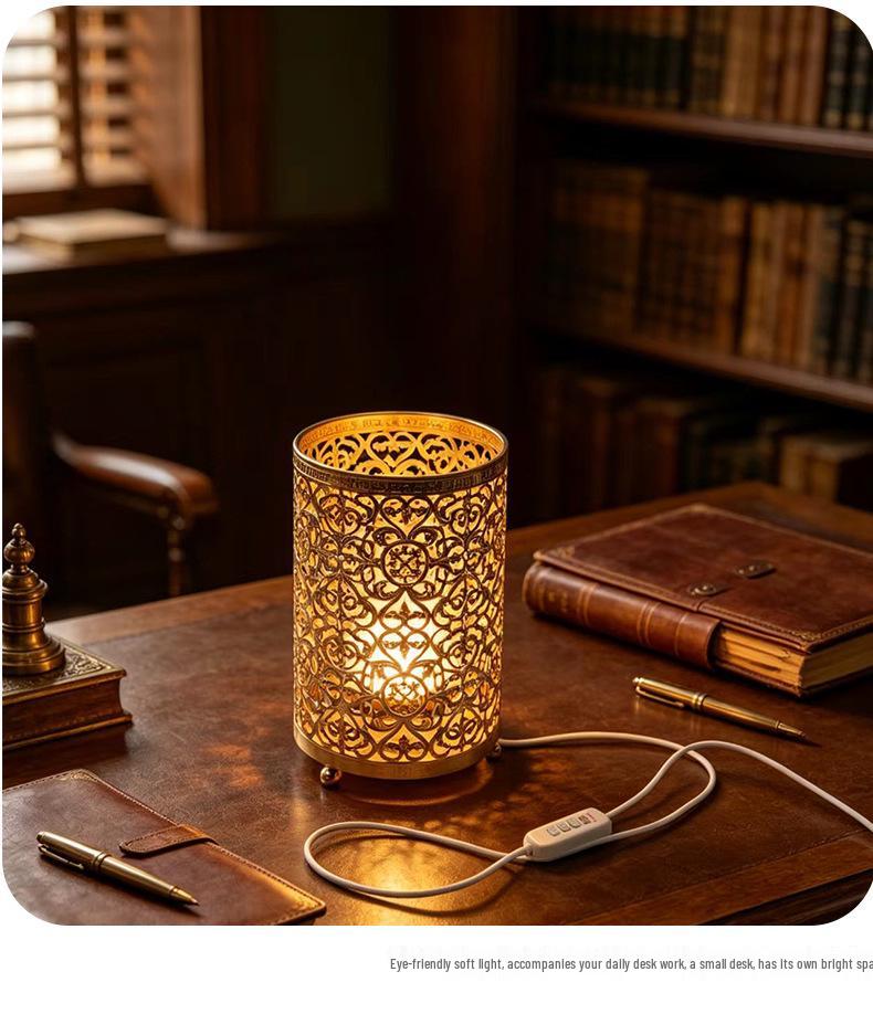 USB Crystal LED Bedside Lamp - Luxury Night Light & Decor