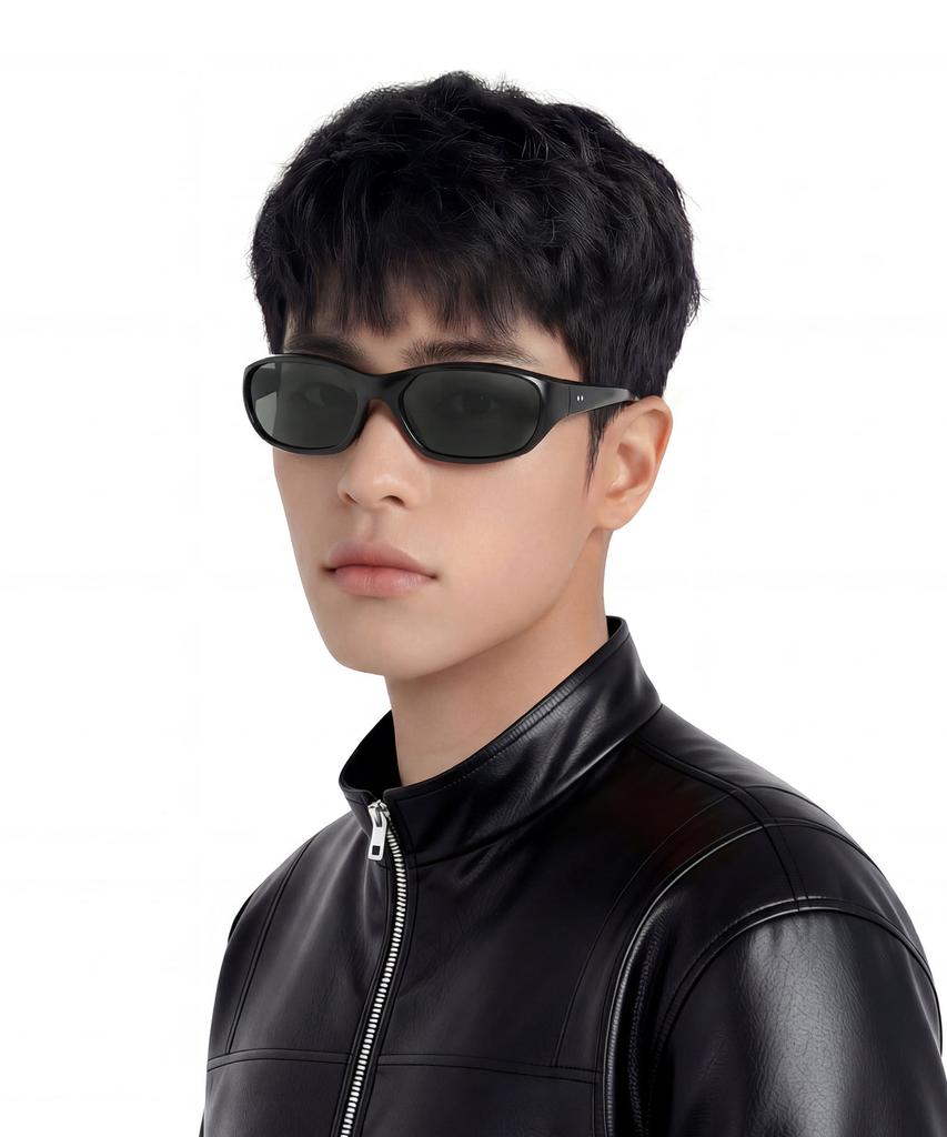 Weeoweeo Черные солнцезащитные очки