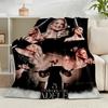 1PC A-dele's pop music Flannel Blanket Gift, Suitable for Both Men And Women, Soft Ideal for Beds And Sofa, Birthday Or Christmas Gift