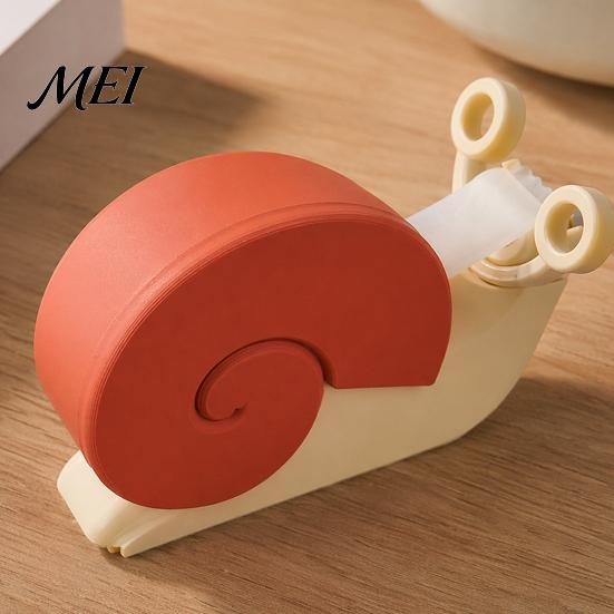 Lightweight Tape Dispenser 3D Printed Snail Dispenser, Universal Packaging Wrapping Holder, Office Decorative Cutting Tools for Home School Compact