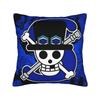 Luffy Anime  Zoro  Square Pillow Case Anime   Cushion Covers Funny Polyester Decorative Throw Pillow Case Cover for Living Room
