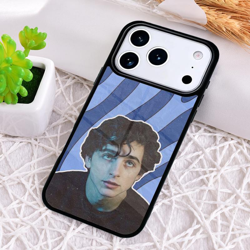 Тимоти Шаламе Актер Ударопрочный Чехол для Телефона для iPhone 17 Air 16e 15 11 12 14 13 Pro Max Чехол Coque
