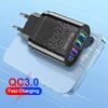 EU/US/KR Plug 20W быстрое зарядное устройство USB Type C быстрая зарядка QC3.0 PD3.0 адаптер для настенного зарядного устройства для iPhone 16 15 ноутбук телефон зарядное устройство