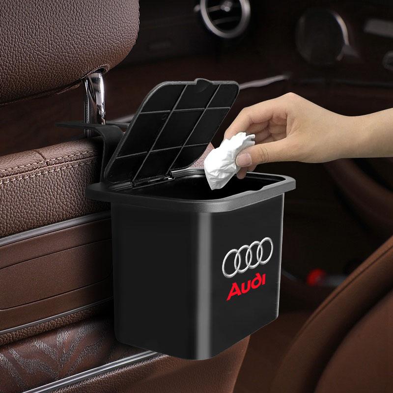 1 шт. Подвесное мусорное ведро для автомобиля, органайзер на спинку сиденья, держатель для телефона, крючок для Audi C7 C6 C5 B5 B6 B7 B8 B9 D3 Q3 Q5 Q7 TT A1 A3 A4 A5 A6 A7