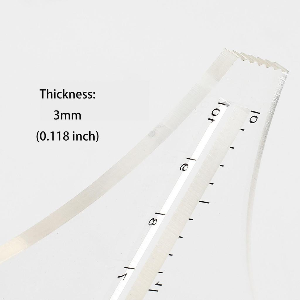 Wool Transparent Sample Knitting Acrylic Calculator Density Ruler Quilting Cross Ruler