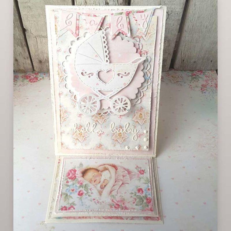 Для Креативных Милых Детских Колясок Металлические Штампы Трафарет DIY Скрапбукинг Инструмент для Тиснения DIY Бумажные Карточки Декор Альбома Лучшая Распродажа