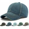 HT4751 Бейсболка Весна Лето Джинсовые Кепки для Мужчин Женщин 6 Панелей Snapback Кепка Стирка Хлопок Мужской Женский Регулируемая Бейсболка