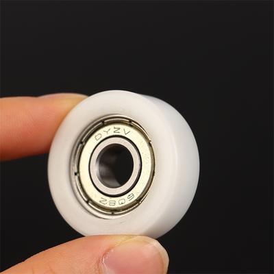 1 шт. 608 ZZ 8*30*10 мм POM Нейлон Круглый Тип Роликовое Колесо POM Обернутый 608ZZ Подшипник Шкив Пластиковое Колесо Подшипник Шкива
