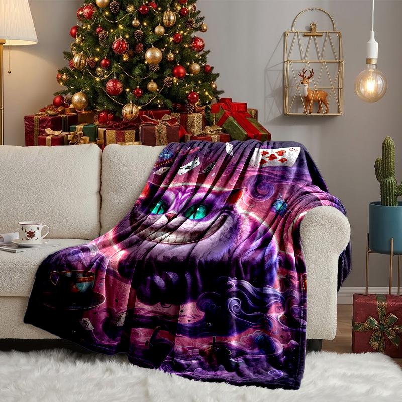 WonderlCat Fantasy Blanket Lightweight Ideal Bedding Blanket Perfect for Travel, Camping, Living Rooms, Offices, Sofas, Fan Christmas gift