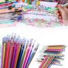 48 Colors 0.8mm Gel Pen Refills Glitter Coloring Drawing Painting Craft Marker