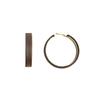Exaggerated personality leather metal circle earrings, high-end sense retro niche earrings, unique temperament fashion earrings women