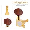6PCS Semi-Closed 3L3R Tuning Pegs Golden Tuning Keys Professional Guitar Tuning Pegs  Guitarists