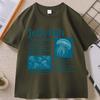 Unisexs Designer Cotton Tshirt with Jellyfish 90s Vintage Graphic Tshirts Unisex T Shirt for Clothes Short Sleeve Clothing