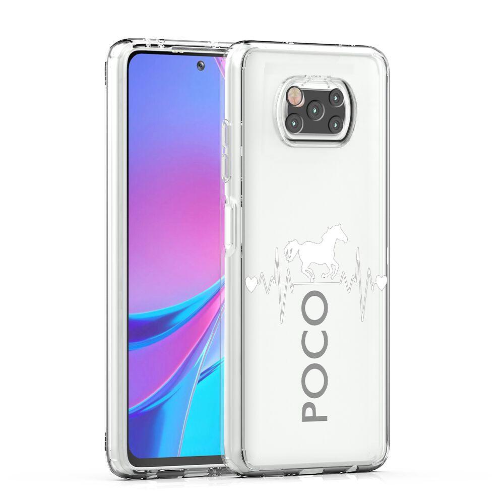 Phone Case For Xiaomi Poco X6 X5 NFC X3 F6 F5 Pro F4 F3 M3 14 13T 12T 12 13 Lite 11 Mi 5G Clear Cover Animal Art Horse