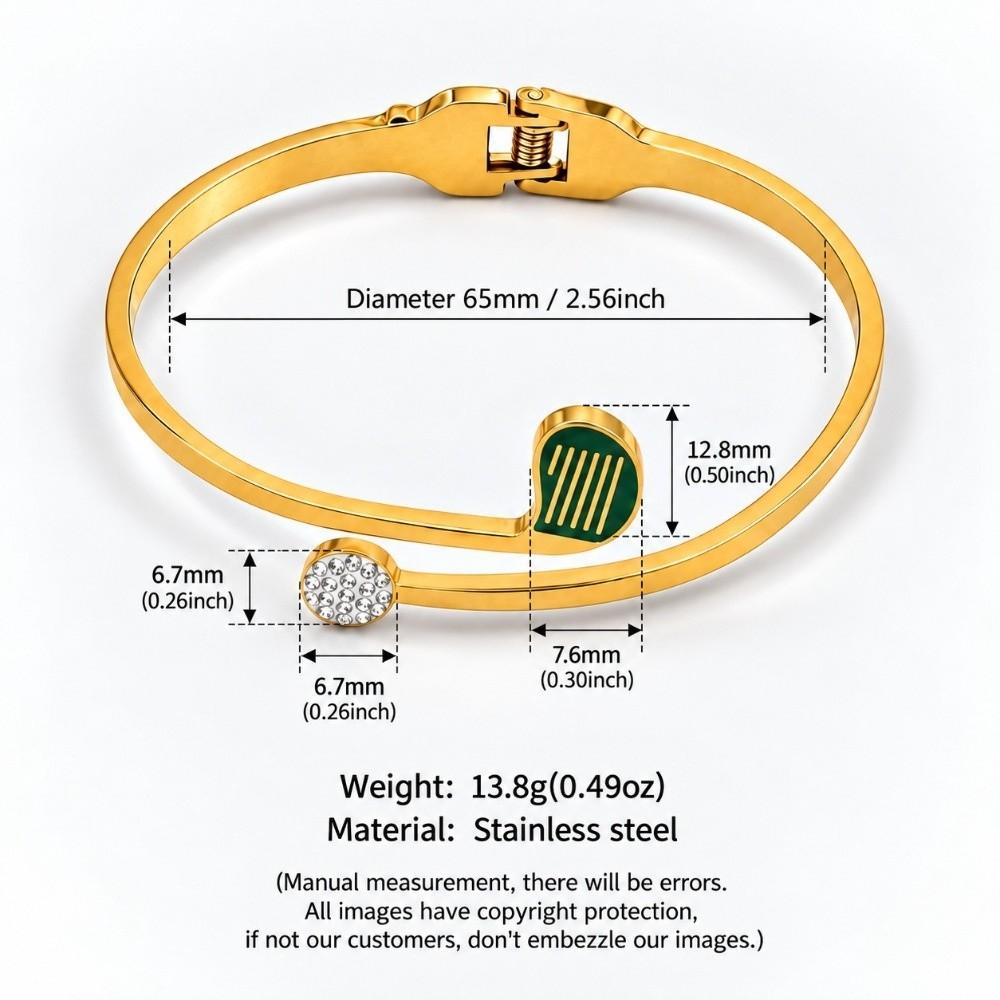 Non-fading Bracelets for Women Stainless Steel Women Bracelets Ball Sports Bracelets Lady's Gift