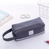Simple Stationery Box Storage Bag Pencil Case Multi-function Large Capacity Double-Layer