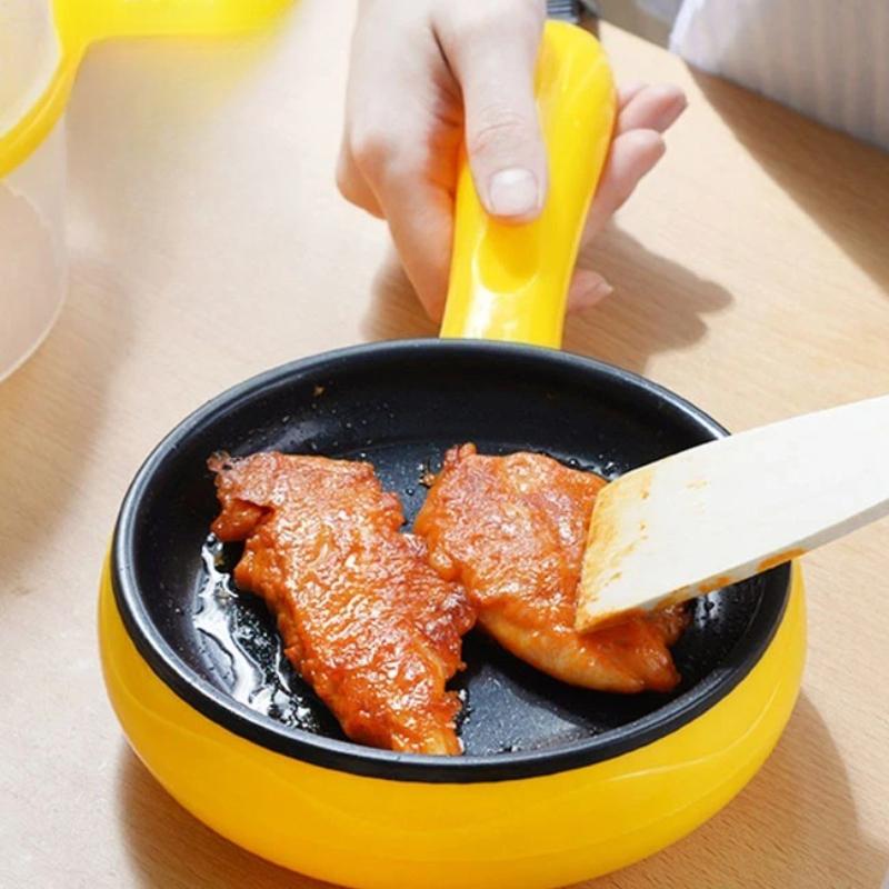 Многофункциональная электрическая яйцеварка, с антипригарным покрытием и автоматическим отключением, бытовая сковорода для приготовления на пару/жарки (Мини-машина для приготовления завтрака)
