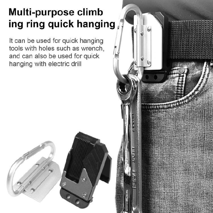 Держатель для дрели, зажим на ремень, крючок, кобура для аккумуляторной дрели-шуруповерта, рулетки, быстрый доступ, зажим для электродрели на ремень