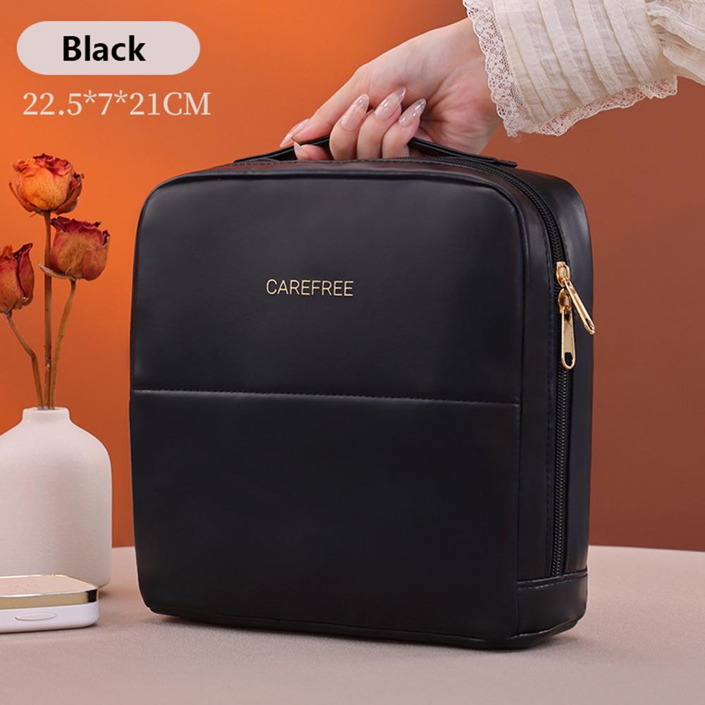 Large Makeup Bag Traveling Makeup Brushes Organizers Wash Bag Organizer for Handbag Inner Pouch Makeup Cosmetics Organizers Bags