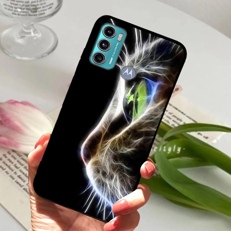 Чехол для Motorola Moto G60 Роскошный Ударопрочный Мягкий Силикон Черный Бампер Задняя Крышка Телефона Для Moto G40 Fusion G41 G31 G30 Fundas