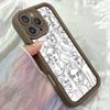 JT310 Абстракция линиями Художественный стиль для iPhone 17 16 15 14 Pro Max Samsung S26 S25 Ultra A17 A16 A07 A56 Xiaomi 15T Redmi 15c Note 14 Мягкий чехол