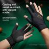 {NN72} 1 Pc Professional Billiard Left Hand Glove Silicone Anti-Slip Elasticity Breathable Billiard Glove 3 Finger Snooker Glove