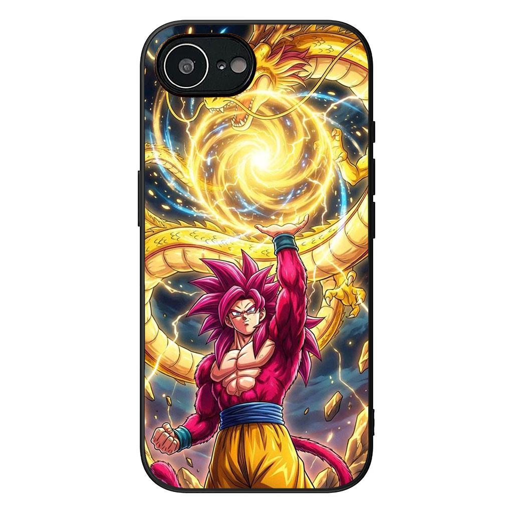 Cover for Apple iPhone 16 15 14 Plus 13 12 Mini 17 Pro Max + ProMax 16E Air 16+ 15+ Phone Case Dragons Gokus Balls Vegeta DBZ