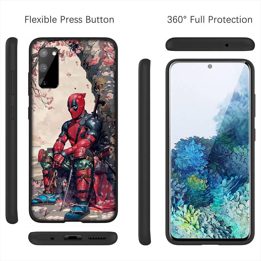 Чехол для iPhone 17 16 15 Xiaomi Poco Redmi Note 14 13 12 11 Pro Max 9 16e Samsung Galaxy S25 S24 S23 OPPO Huawei Marvel Росомаха Дэдпул Чехол для телефона