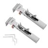 2Pcs Adjustable Drawer Fixing Clamp, Drawer Panel Front Installation Clamp,