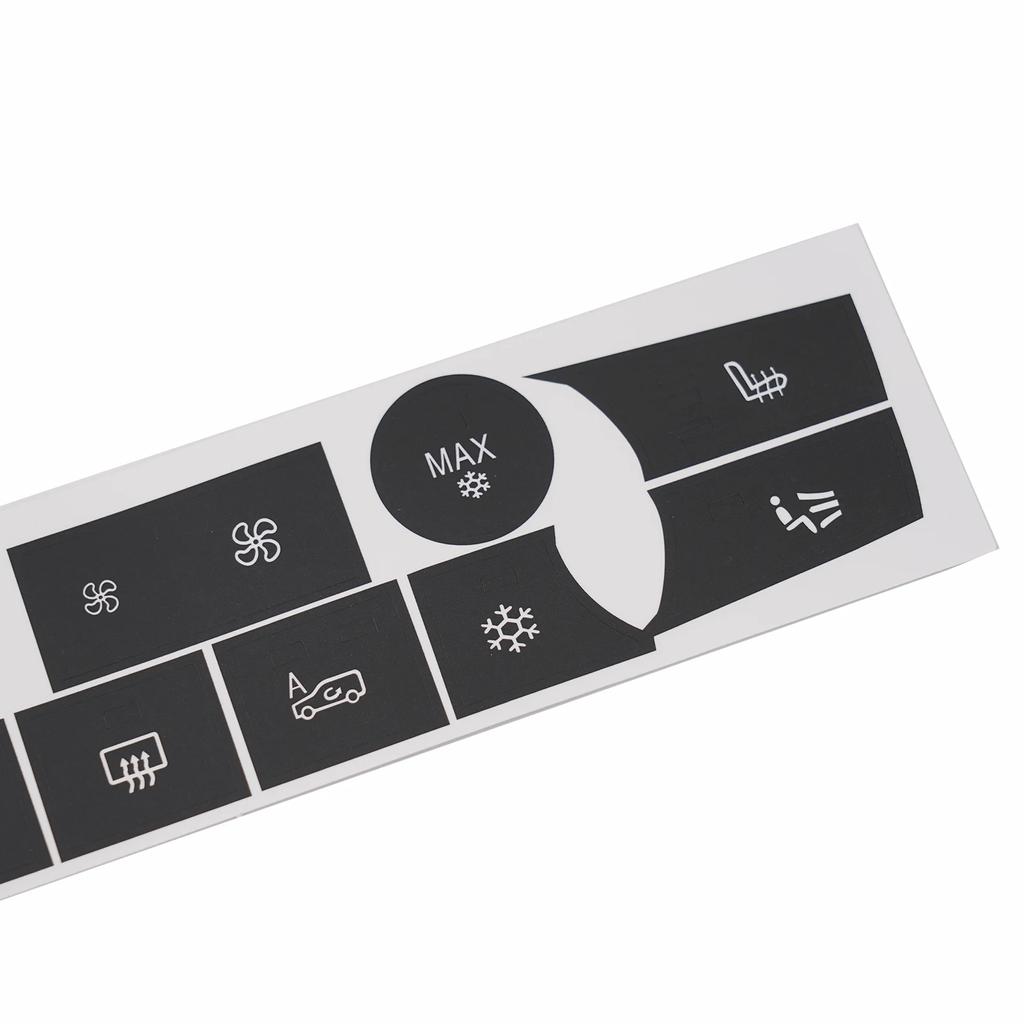 Наклейка на кнопку-регулятор Наклейка на кнопку-регулятор для BMW E70 (2006-2013 гг.) Улучшенная видимость Надежная адгезия Белые символы