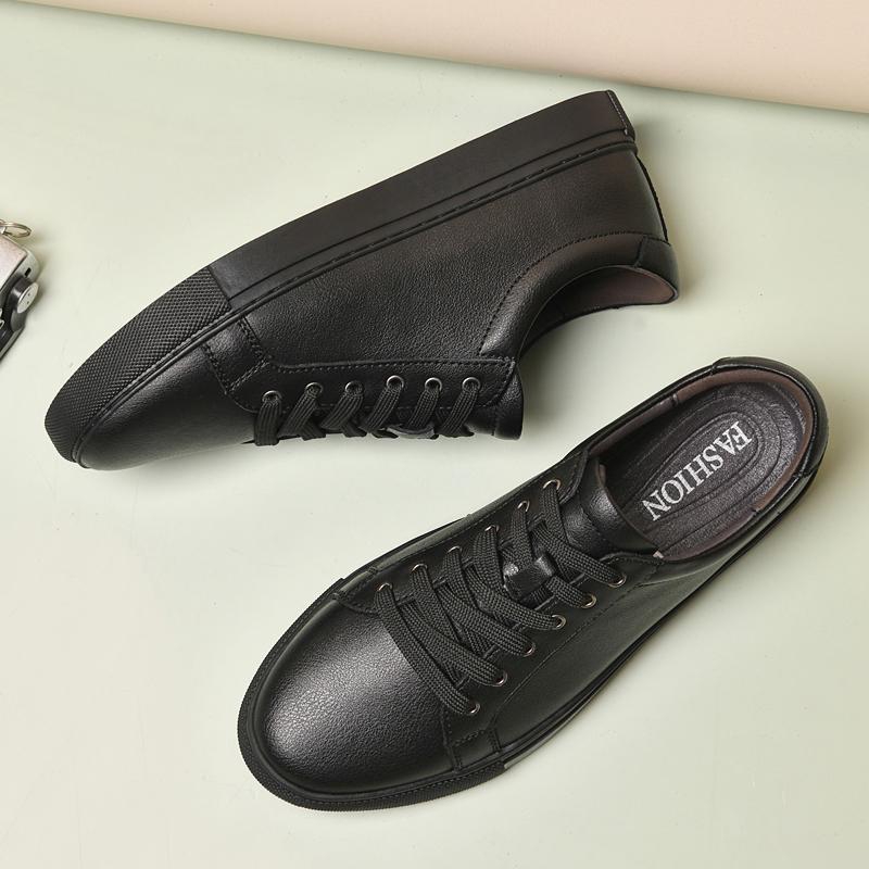 Мужская повседневная обувь из натуральной кожи, дышащие кроссовки, модная дизайнерская обувь для ходьбы, мужская обувь для бега, вулканизированная обувь, кроссовки