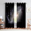 Шторы на тему звездного неба, планета Метеор, космическое пространство, комплект из двух частей, шторы для спальни, гостиной
