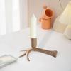 Candle Display Holder Unique Retro Candlestick for Desktop Farmhouse Walkway