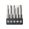 Screwdriver Bits 50mm 5pcs Set Grey Inner Cross Screwdriver