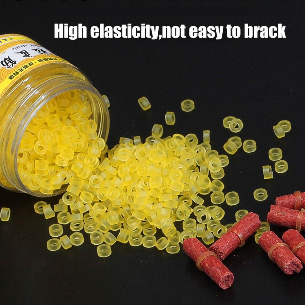 5000pcs Rubber Blood Worm Baits Elastic Band Elastic Fishing Rubber Bait Bands   Fishing Tools