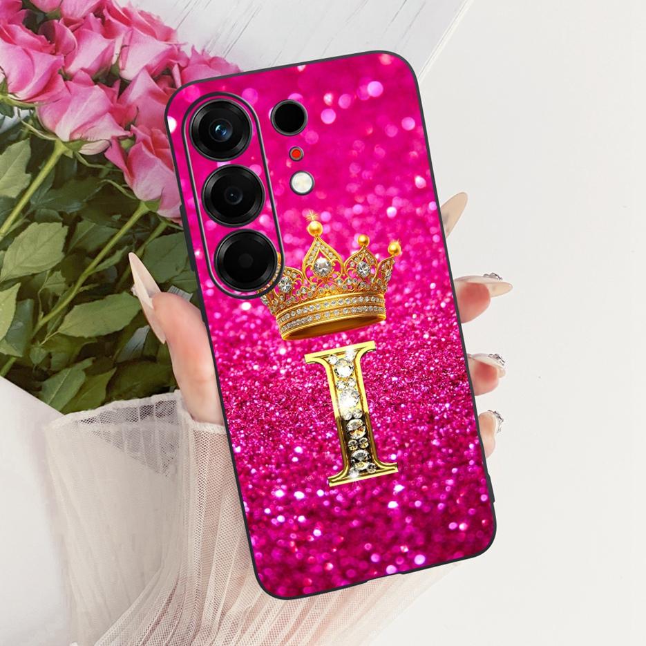Чехол для Tecno Camon 50 4G CN5 Роскошный чехол с буквами-коронами Мягкий ТПУ чехол для телефона для Tecno Camon 50 Pro 4G CN5c Camon50 Fundas Сумки