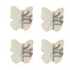 4PCS Plastic Rotating Butterfly Wall Hooks Wall Mounted Butterfly Storage Hanger  Bedroom