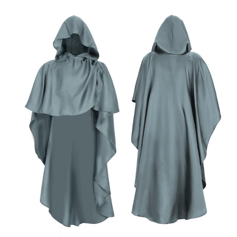 Halloween Medieval Knight Cape 5 Stage Costume Monk Cape Cosplay Costume