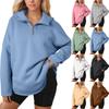 Womens Oversized Hoodie Zip Sweatshirts Fall Tunic Pullover Top Trendy Teen Girls Preppy Clothes