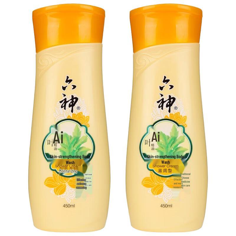 Liu Shen Mugwort Moisturizing Shower Gel Twin Pack