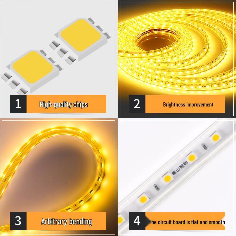 FSL Soft LED Strip Light 220V 6500K White