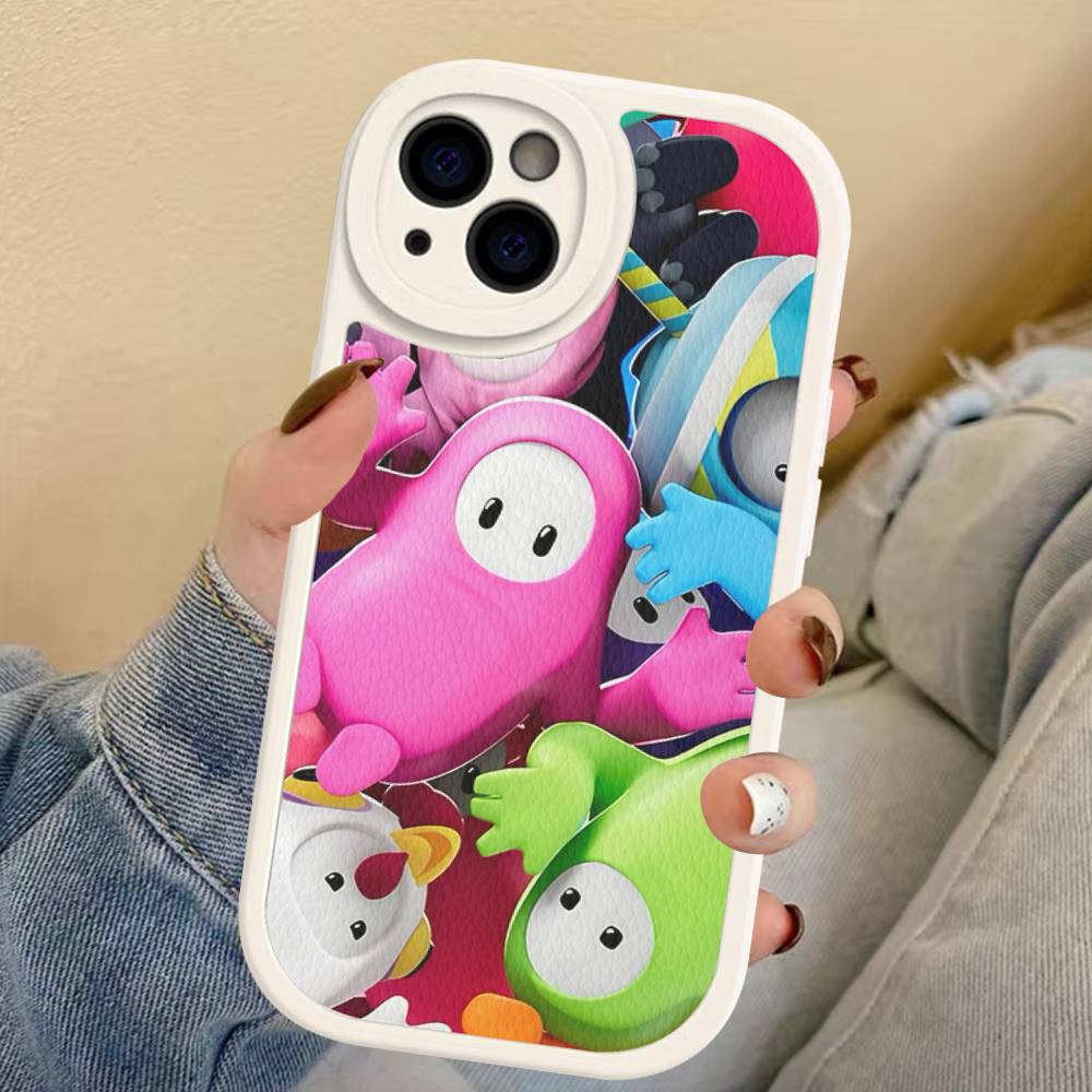 F-Fall G-Guys Party Game Phone Case Hard Leather For IPhone 14 13 16 Mini 15 14 11 12 Pro Max Plus Fundas