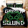 Teen Gamer themed Bedding Set Duvet Cover Pillowcase Included - Multiple Sizes Available Suitable for Boys Girls Kids and Teen