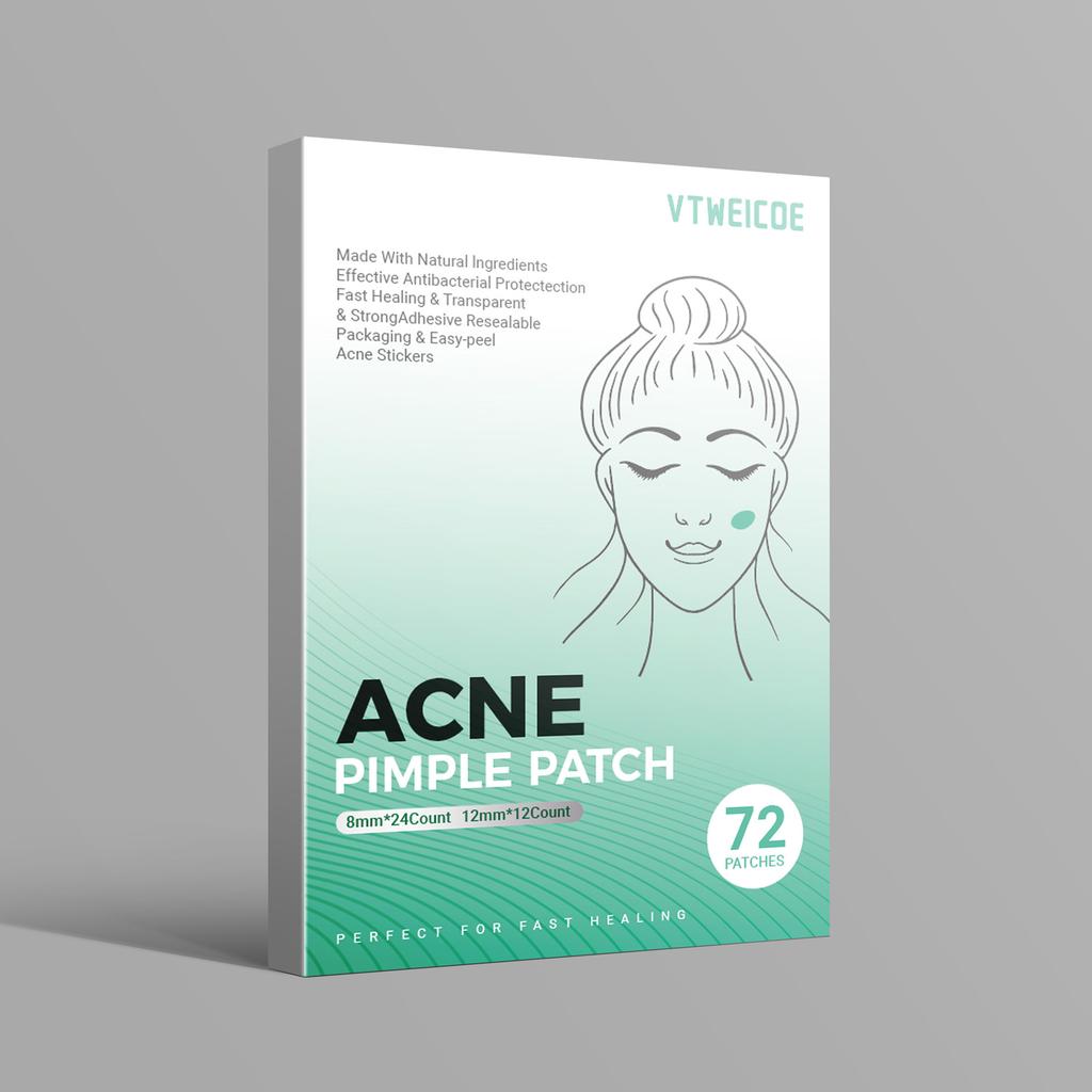 2 box Acne Pimple Patches for Face, Hydrocolloid Spot Cover Stickers with Tea Tree Extract