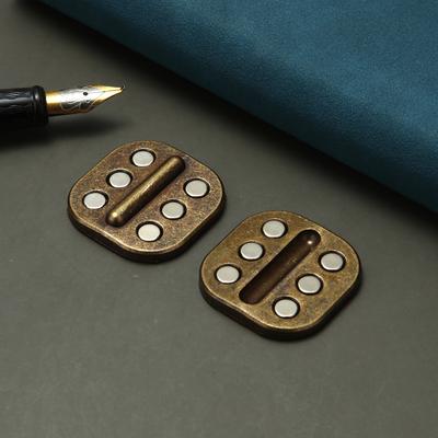 Ретро металлический слайдер с магнитной картой EDC Fidget Slider Металлический СДВГ антистрессовые игрушки Снятие стресса и беспокойства Fidget Toys