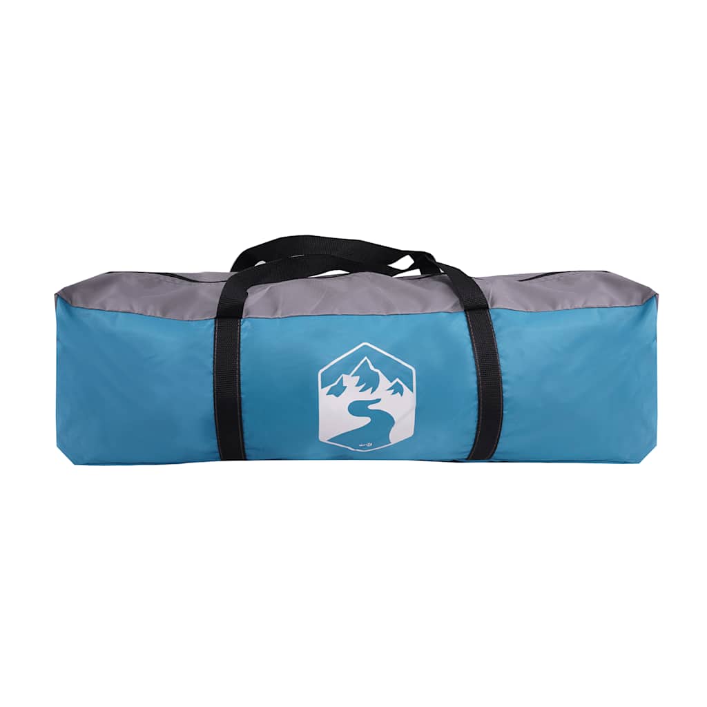 Tunnel Tent for 5 Persons Blue Waterproof