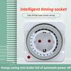 EU Plug 24 Hours Timer Switch Mechanical Smart Countdown Switch Socket Indoor Automatic Power-off Cycle Timing Switch Socket