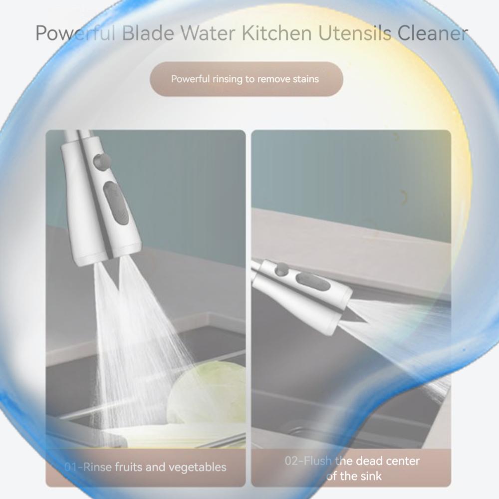 Universal Pull Out Faucet Non-Slip Basin Sprayer Nozzle Water Saving Aerator Faucet Extender Kitchen Spare Replacement Tap