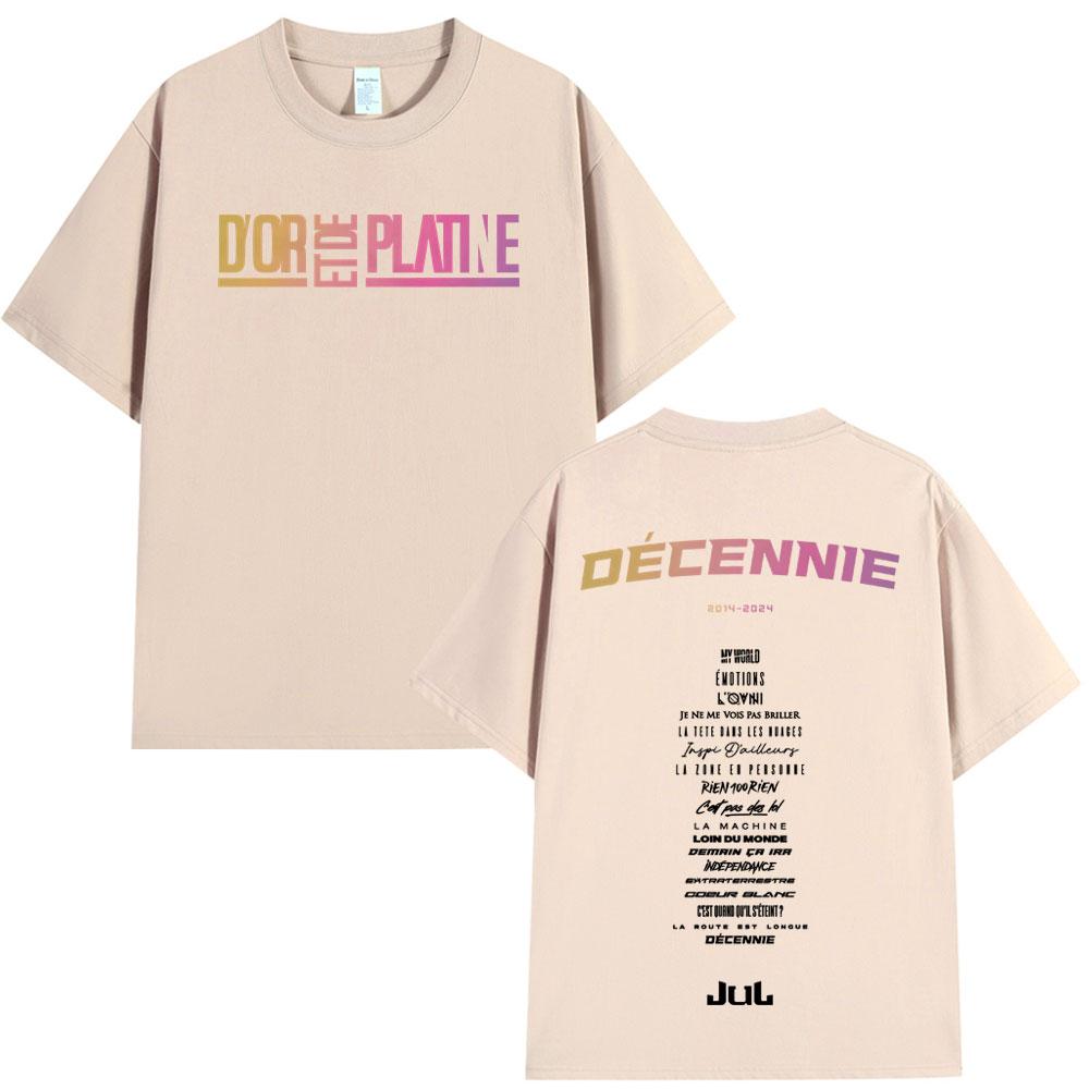Rapper Jul Graphic T Shirt Unisex Women Clothing Fashion Hip Hop Tshirt Casual High Quality Cotton Short Sleeve Oversized Tshirts